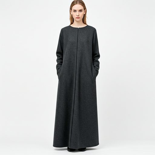 Ribbed Wool Maxi