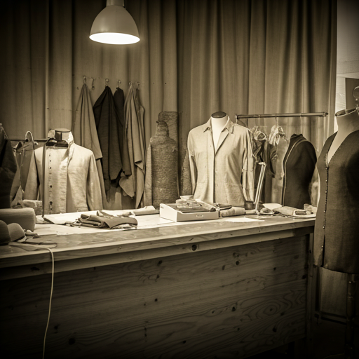 Vintage tailoring workshop