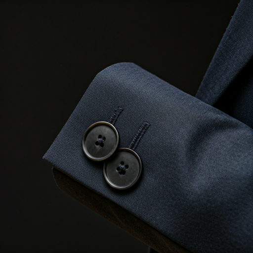 Detailed suit craftsmanship