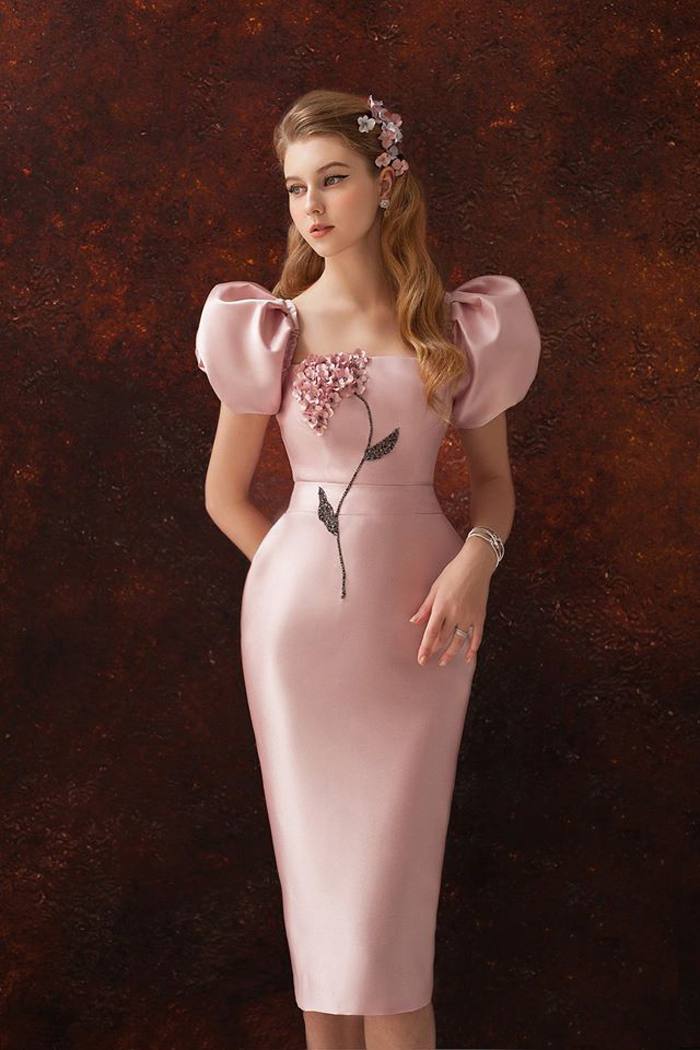 Pink elegant dress