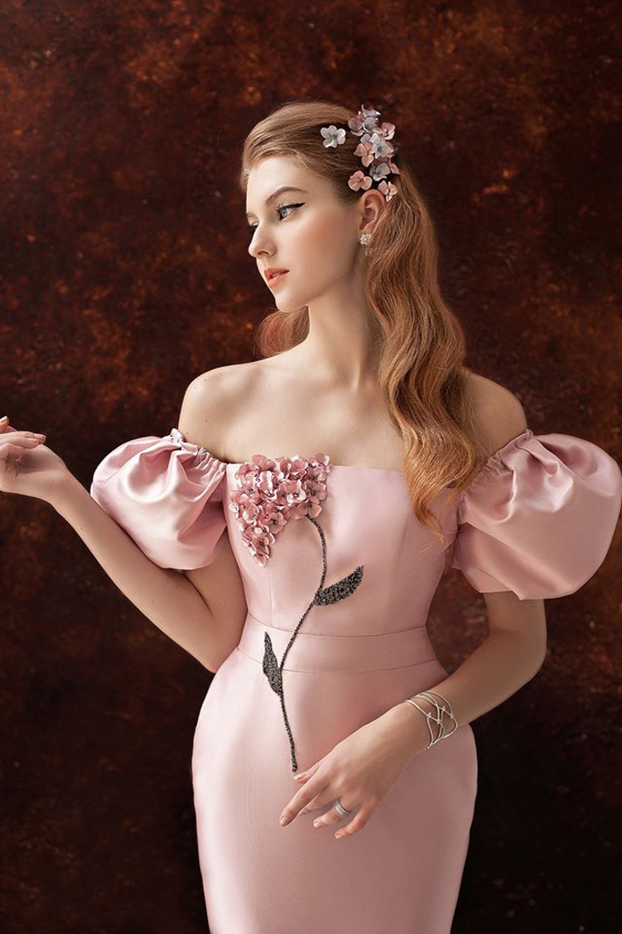 Pink elegant dress